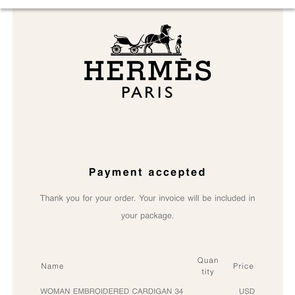 HP!🦋New!Authentic Hermes Cardigan Size 34 - Picture 12 of 13